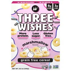 Three Wishes Grain Free Marshmallow Cereal 8.6 oz