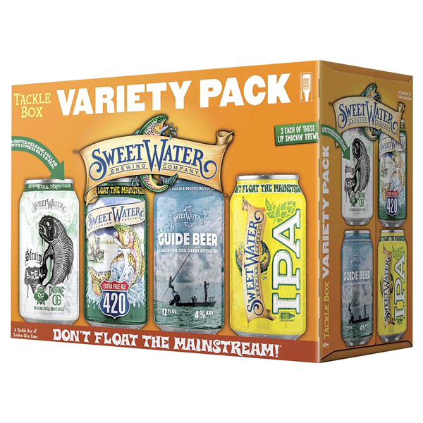 slide 1 of 1, SweetWater Brewing Company Variety Pack, 12 ct; 12 fl oz