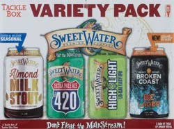 SweetWater Brewing Company Variety Pack Tackle Box Beer 12-12 oz Cans