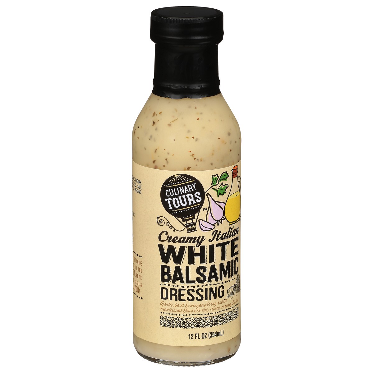 slide 2 of 9, Culinary Tours Creamy Italian White Balsamic Dressing 12 fl oz, 12 fl oz