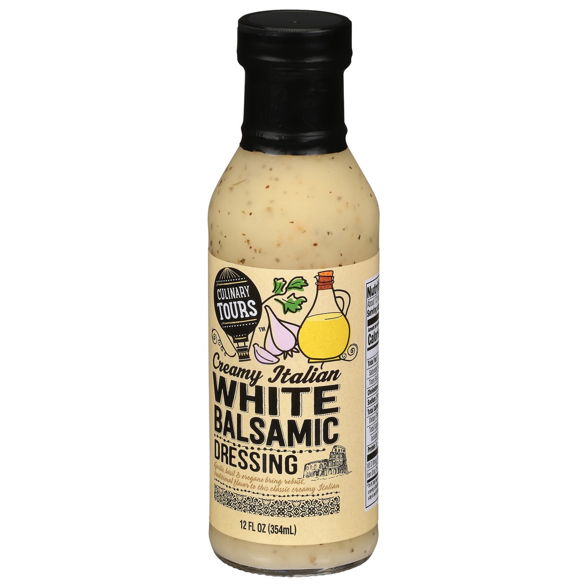 slide 3 of 9, Culinary Tours Creamy Italian White Balsamic Dressing 12 fl oz, 12 fl oz