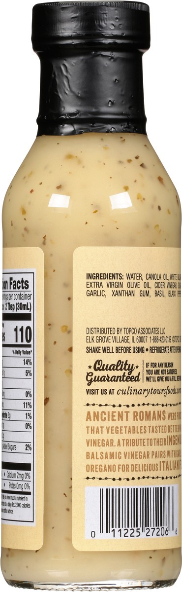 slide 5 of 9, Culinary Tours Creamy Italian White Balsamic Dressing 12 fl oz, 12 fl oz