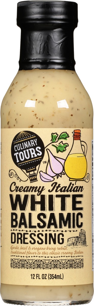 slide 6 of 9, Culinary Tours Creamy Italian White Balsamic Dressing 12 fl oz, 12 fl oz