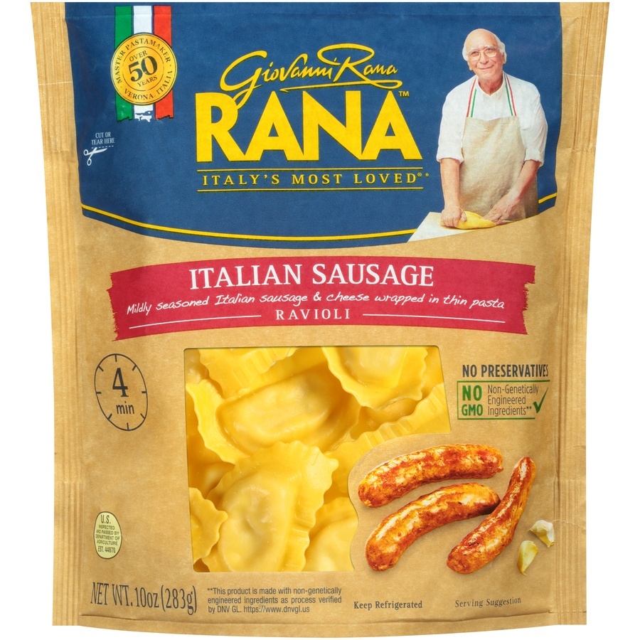 slide 1 of 6, Giovanni Rana Fresh Italian Sausage Ravioli, 1.67 oz