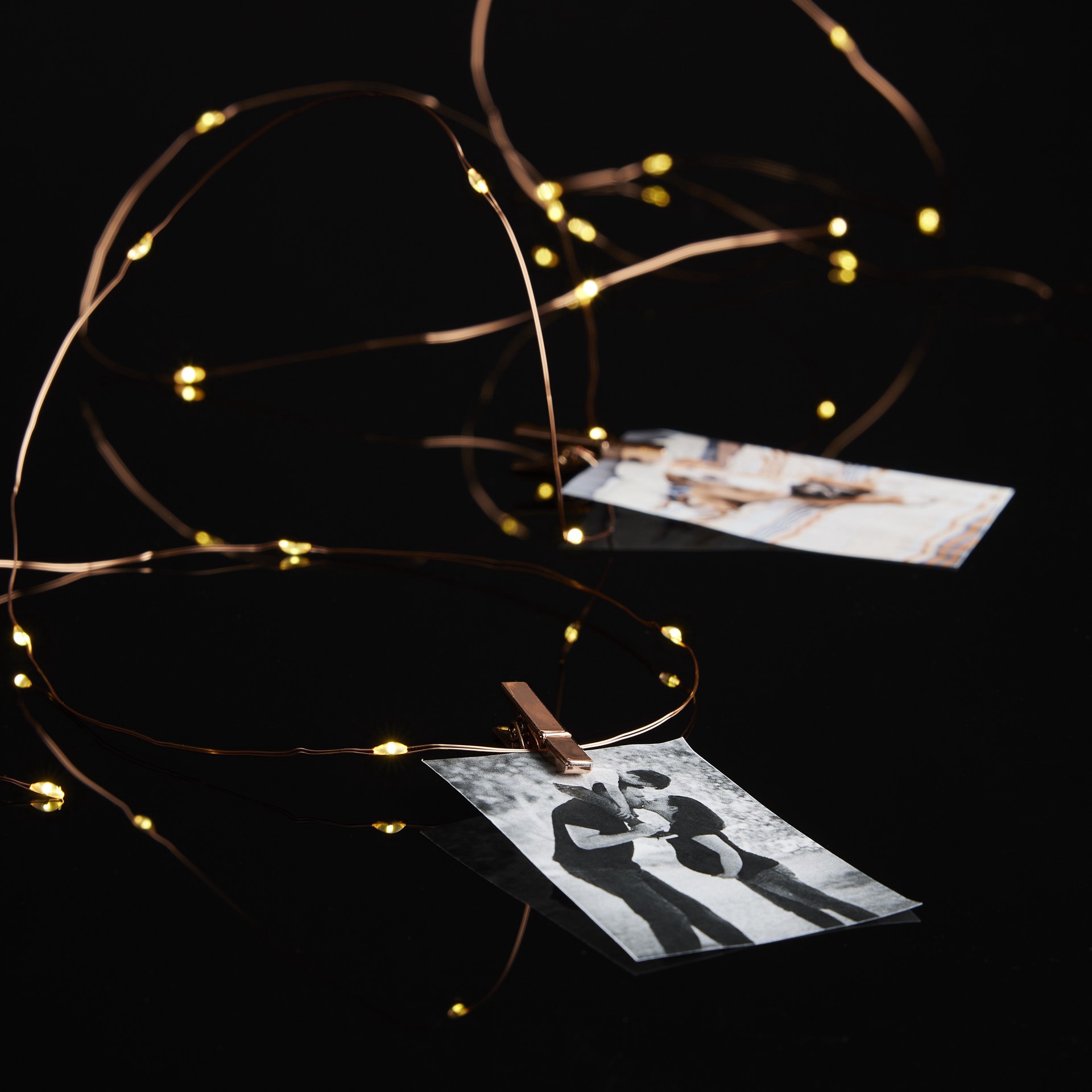 slide 5 of 5, 45ct. Warm White Led Rose Gold Clip Lights By Ashland, 45 ct