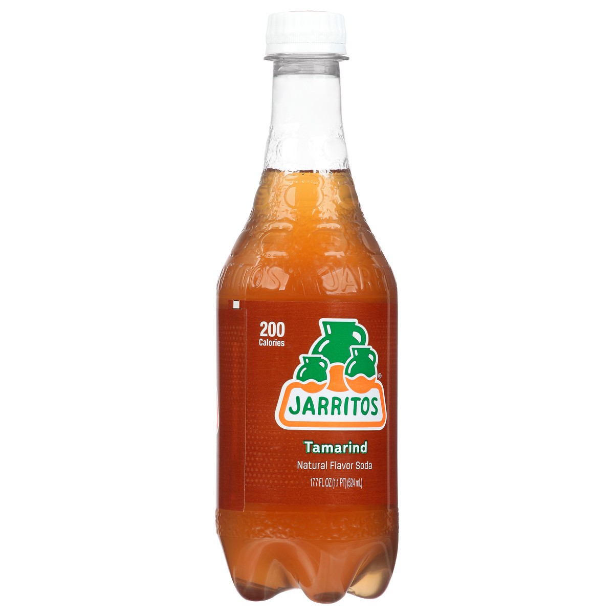 slide 9 of 9, Jarritos Natural Flavor Tamarind Soda - 17.70 fl oz, 524 ml