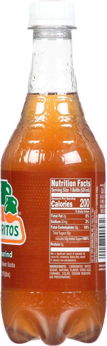 slide 5 of 9, Jarritos Natural Flavor Tamarind Soda - 17.70 fl oz, 524 ml