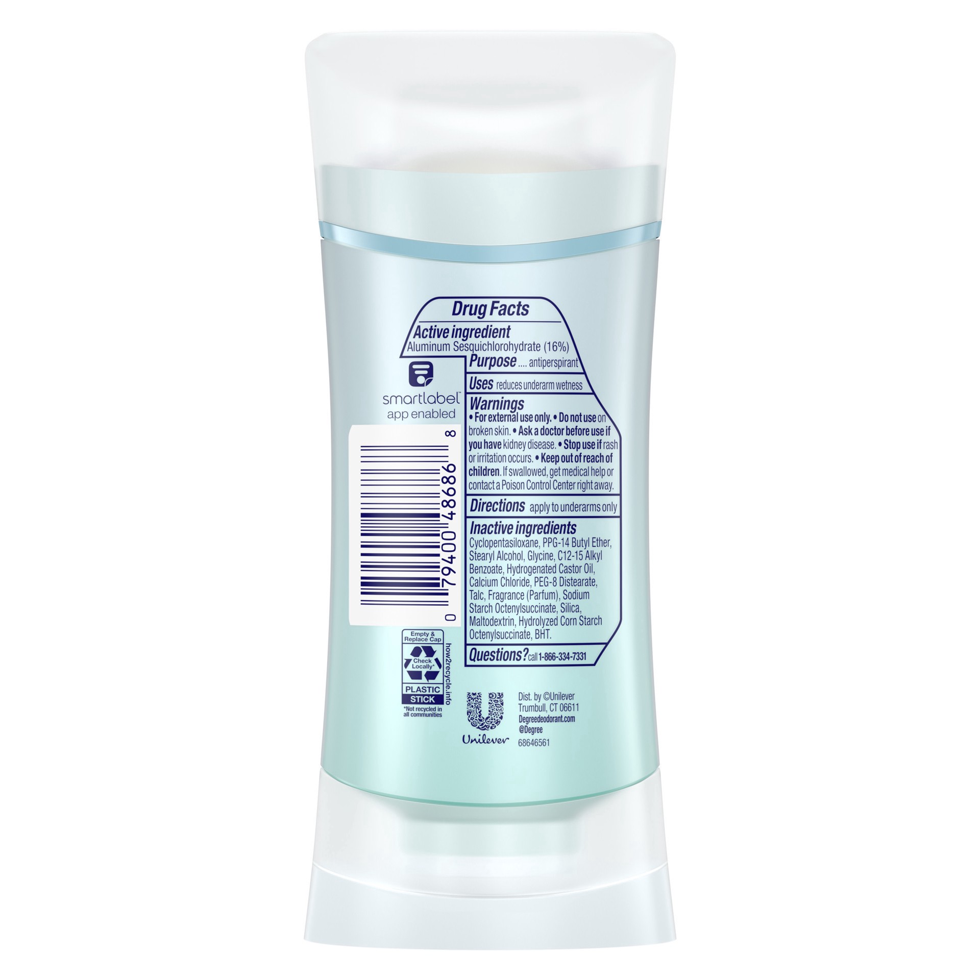 slide 5 of 6, Degree Advanced Lavender & Waterlily Antiperspirant Deodorant 2.6 oz, 2.6 oz