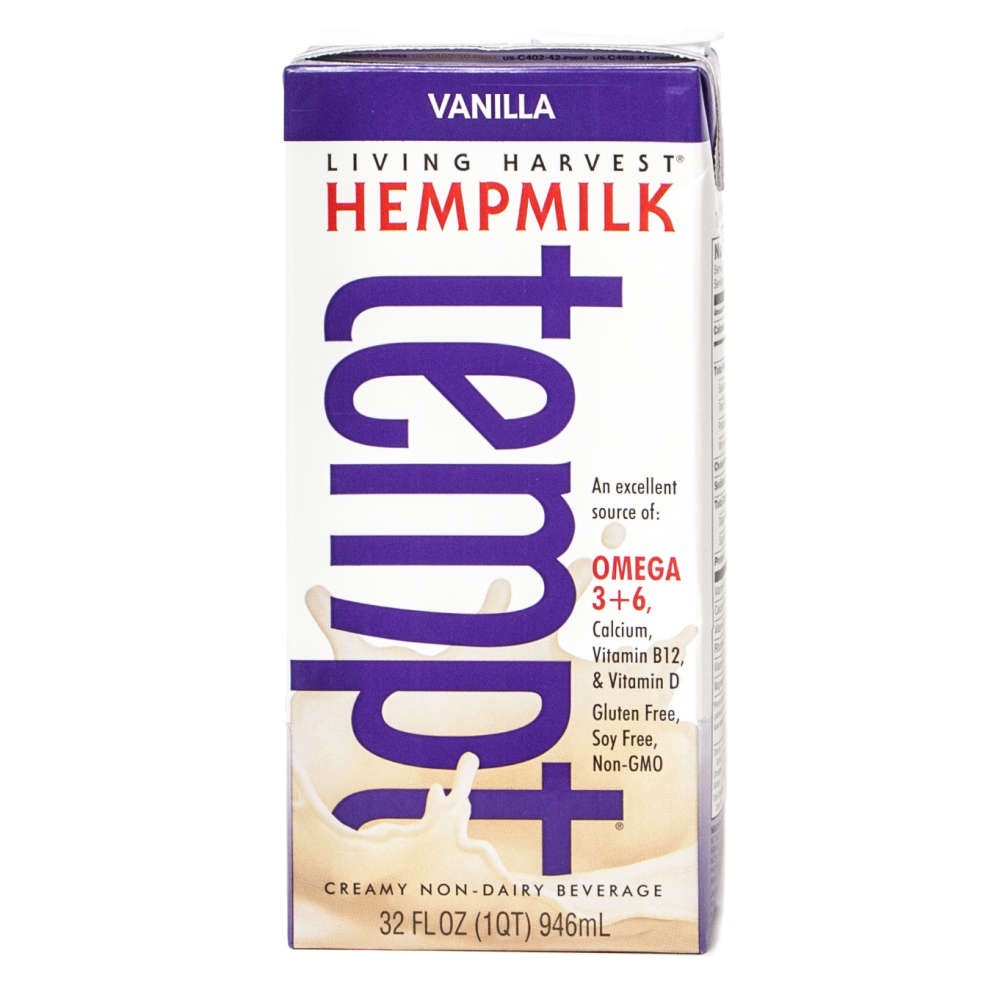 slide 1 of 1, Living Harvest Vanilla Hemp Milk, 32 fl oz