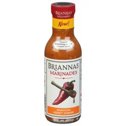BRIANNAS Sriracha Honey Ginger Marinades 12 fl oz