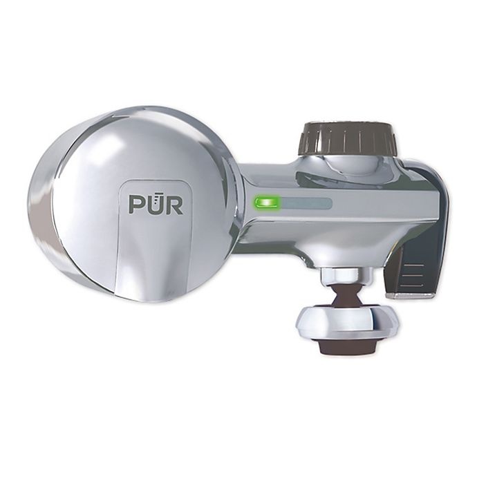 slide 1 of 2, PUR Horizontal Faucet Mount Filtration System with Swivel Spoutin Chrome, 1 ct