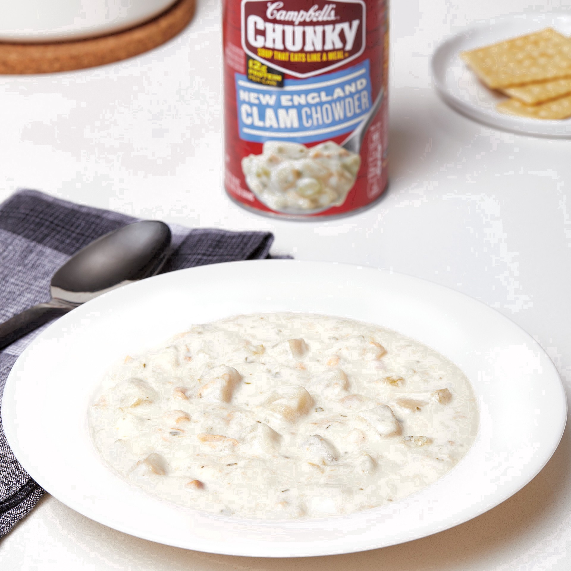 slide 46 of 104, Campbell's Chunky New England Clam Chowder Soup, 18.8 oz