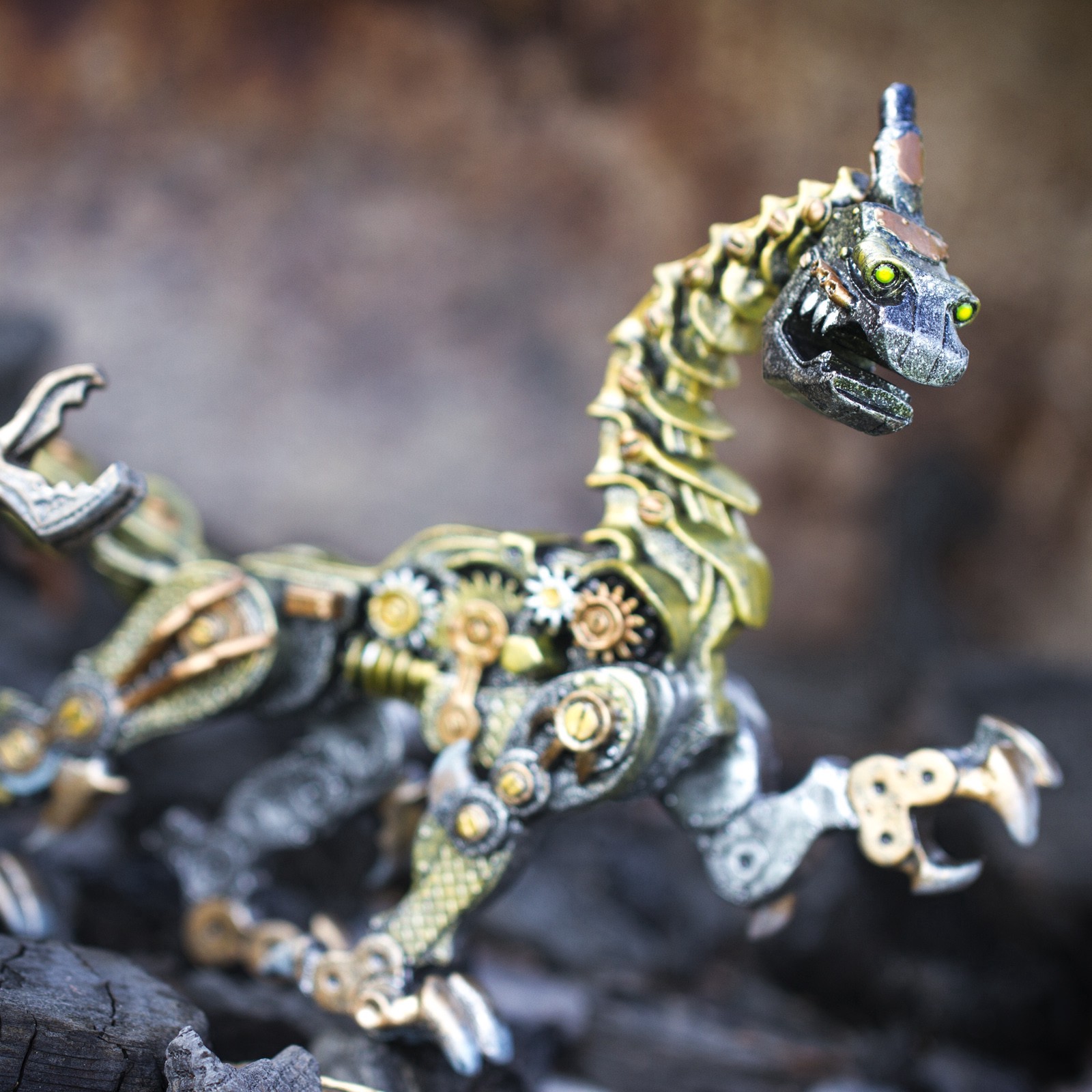 slide 3 of 4, Safari Ltd. Safari Ltd Steampunk Dragon Toy, 7.09 in x 2.95 in x 5.31 in