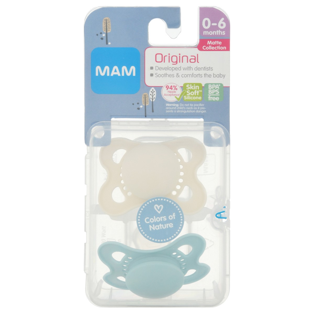 slide 3 of 12, MAM Original 0-6 Months Pacifier 1 ea, 1 ct