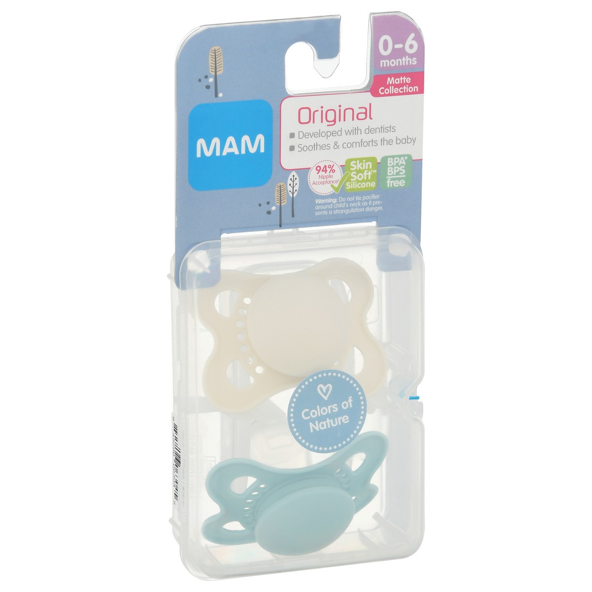 slide 11 of 12, MAM Original 0-6 Months Pacifier 1 ea, 1 ct