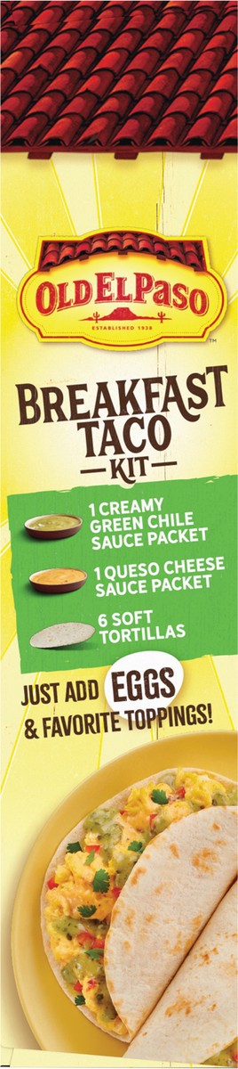 slide 6 of 14, Old El Paso Breakfast Taco Kit with Sauces and Soft Tortillas, Makes 6 Tacos, 11.9 oz, 11.9 oz