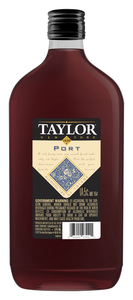 slide 4 of 4, Taylor Port Port Wine, Red Wine,, 375 ml