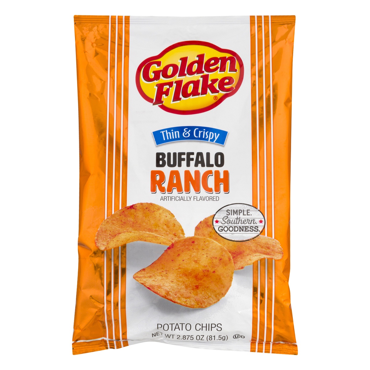 slide 1 of 1, Golden Flake Buffalo Ranch Chip, 2.88 oz