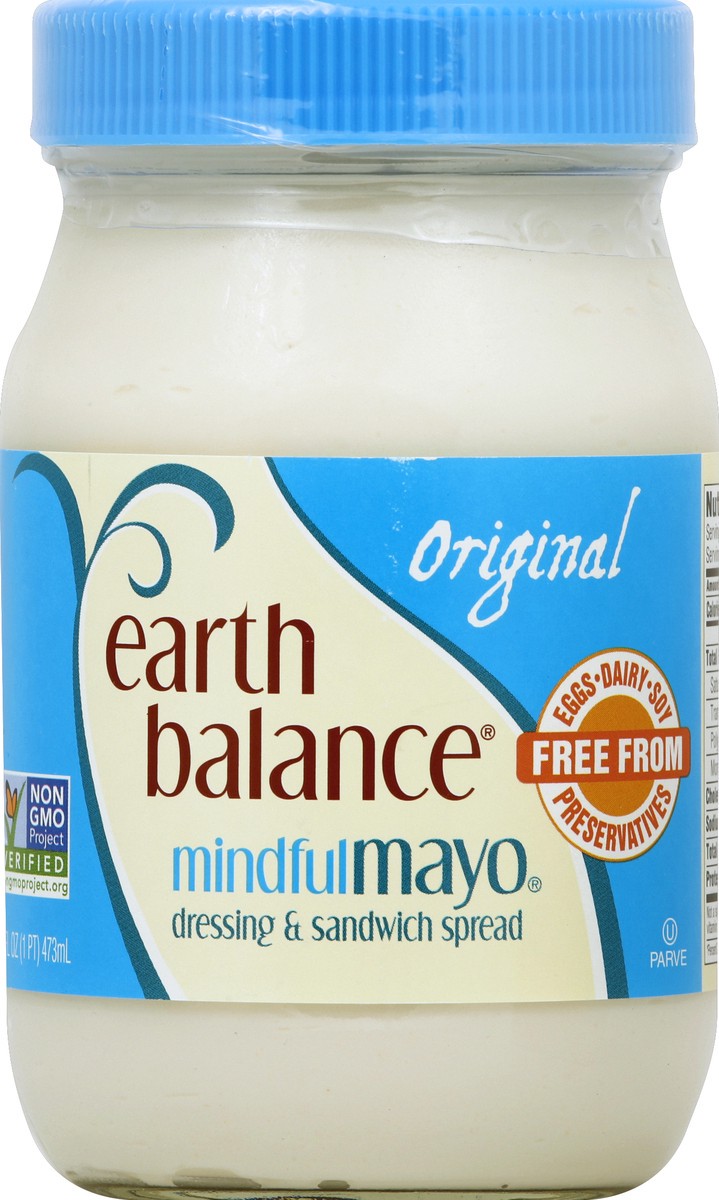 slide 1 of 2, Earth Balance Dressing & Sandwich Spread 16 oz, 16 fl oz