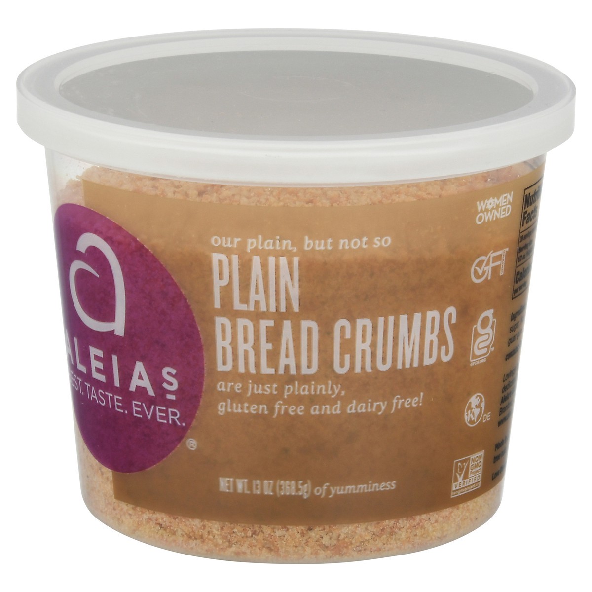 slide 6 of 9, Aleia's Gluten-Free Plain Bread Crumbs, 13 oz