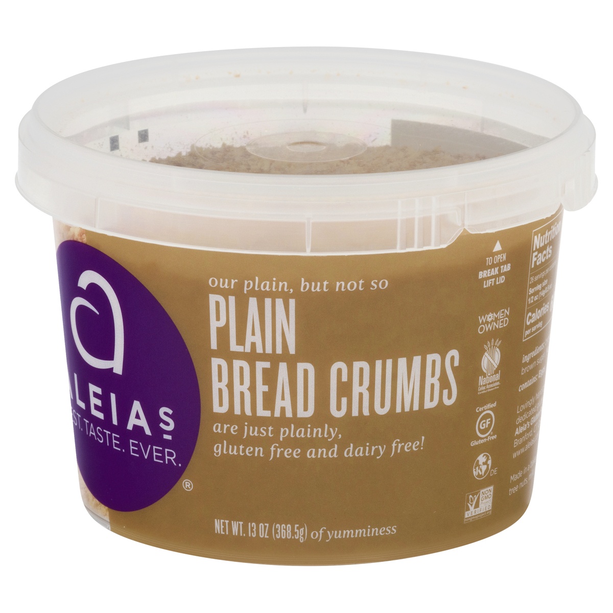 slide 3 of 10, Aleia's Bread Crumbs, Plain, 13 oz