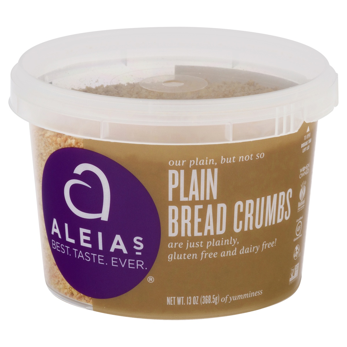 slide 1 of 10, Aleia's Bread Crumbs, Plain, 13 oz