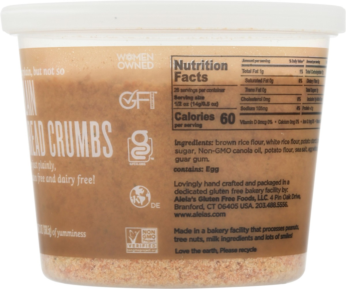 slide 8 of 9, Aleia's Gluten-Free Plain Bread Crumbs, 13 oz