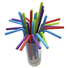 slide 4 of 9, Kolorae Jumbo Flex Straws, Assorted Colors, 100 ct