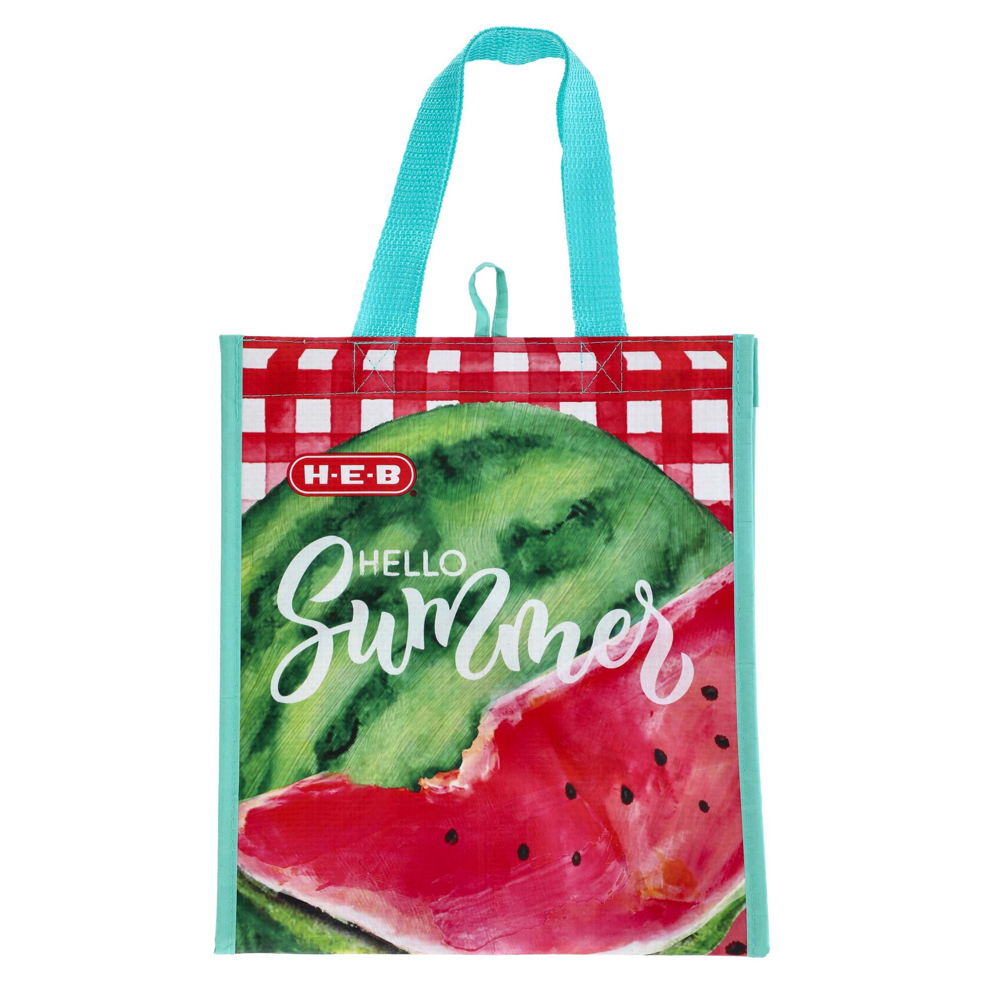 slide 1 of 1, H-E-B Hello Summer Small Insulated Reusable Bag, 1 ct