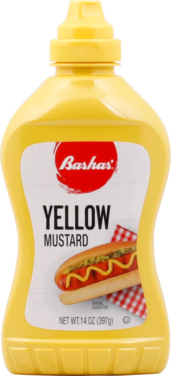 slide 5 of 13, Bashas Yellow Sqz Mustard - 14 oz, 14 oz