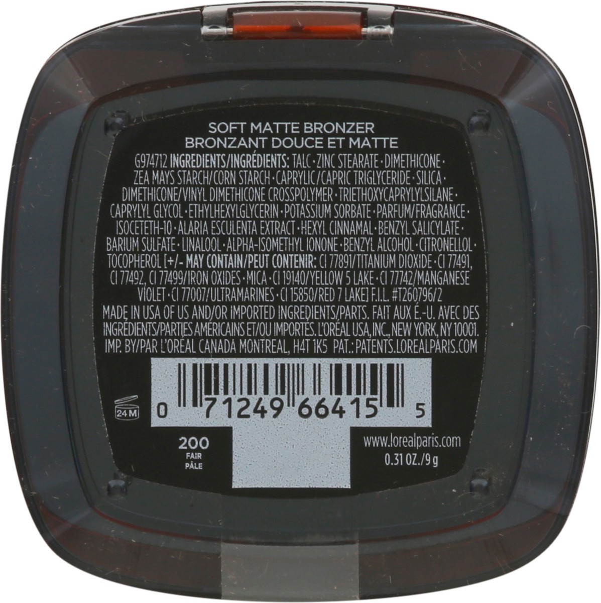 slide 9 of 9, L'Oréal Infallible Bronzer Fair, 1 ct