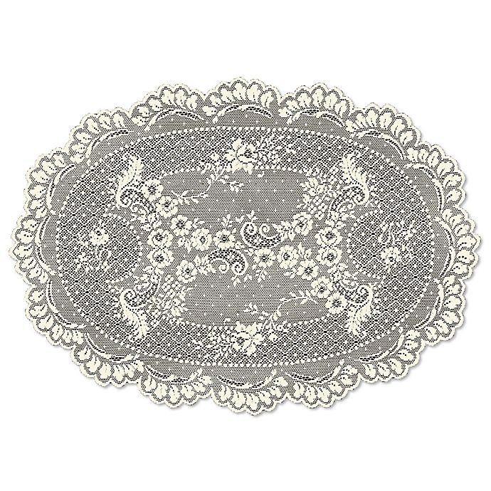 slide 1 of 1, Heritage Lace Floret Placemat - Ecru, 1 ct