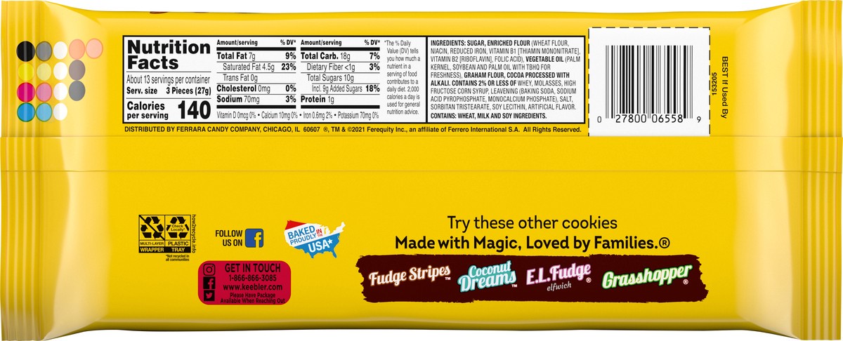 slide 10 of 14, Keebler Deluxe Grahams Original Cookies - 12.5 oz, 12.5 oz