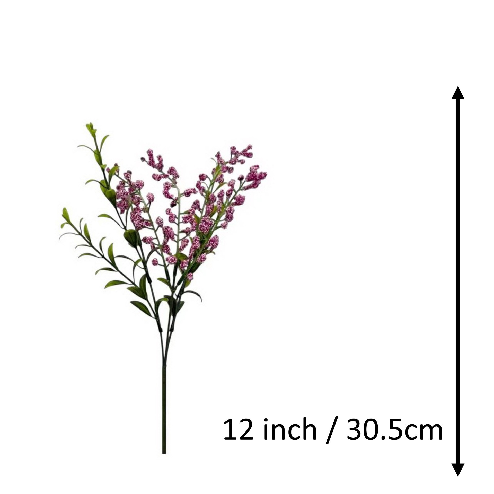 slide 3 of 3, 12" Berry Foliage Pick By Ashland, 12 in