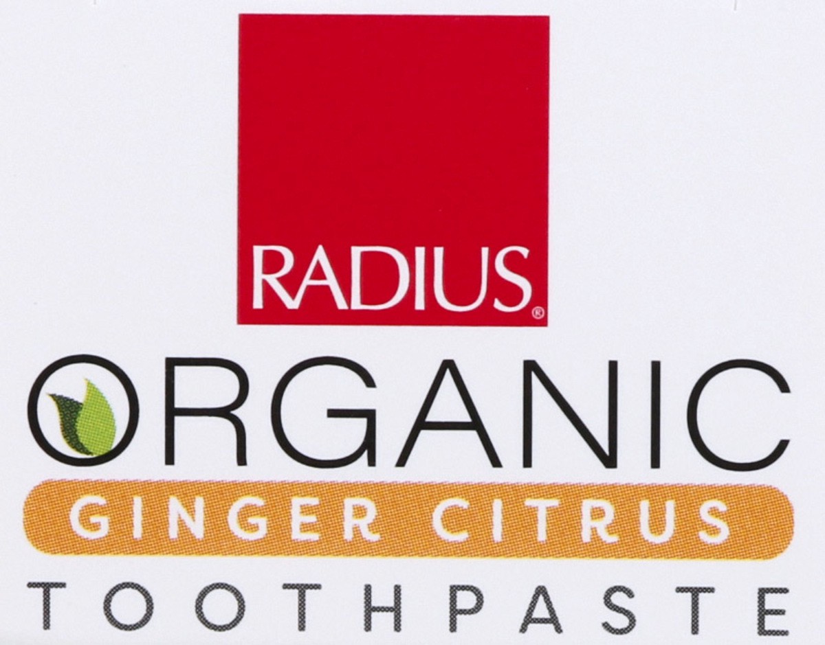 slide 11 of 11, Radius Organic Ginger Citrus Toothpaste 3 oz, 3 oz