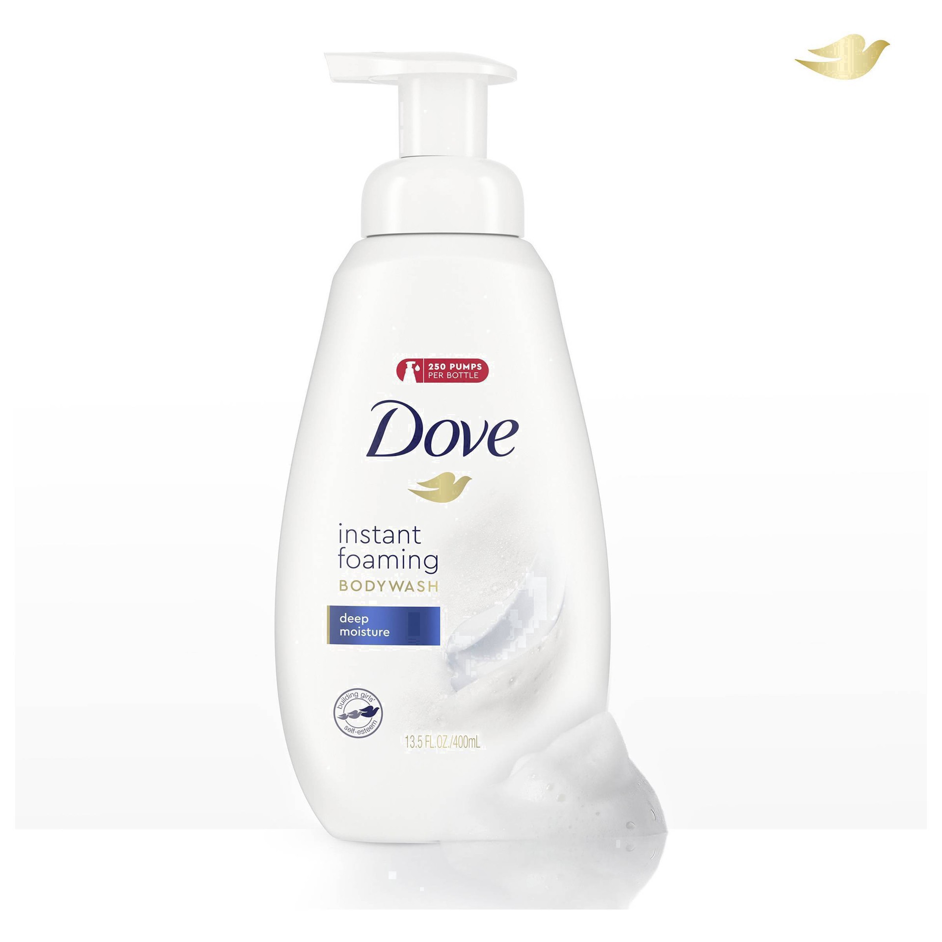 slide 31 of 94, Dove Shower Foam Deep Moisture Body Wash, 13.5 oz