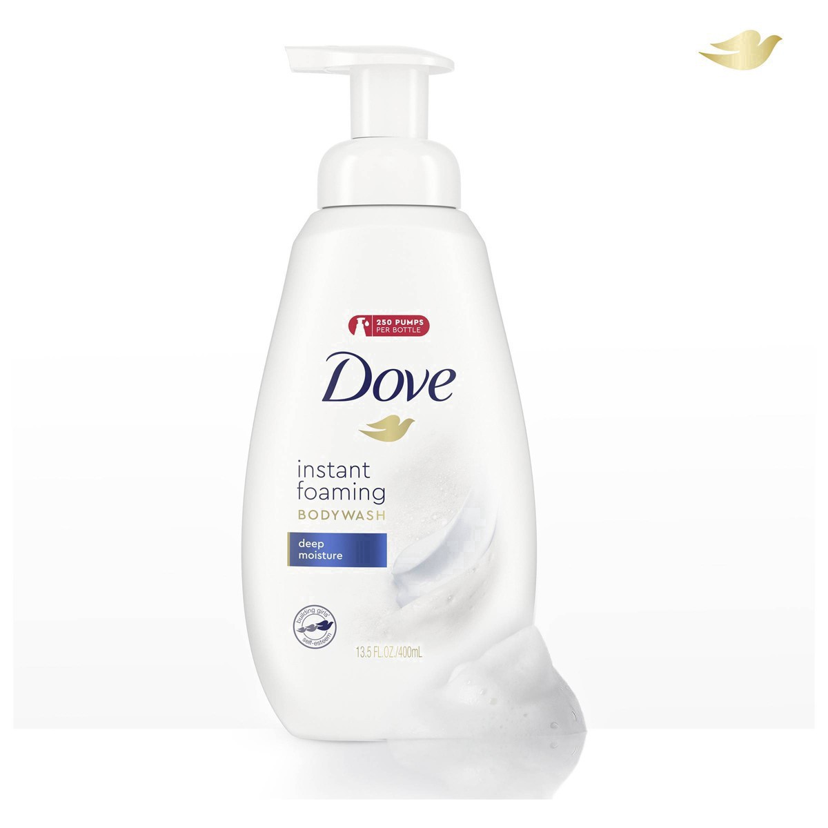 slide 65 of 94, Dove Shower Foam Deep Moisture Body Wash, 13.5 oz