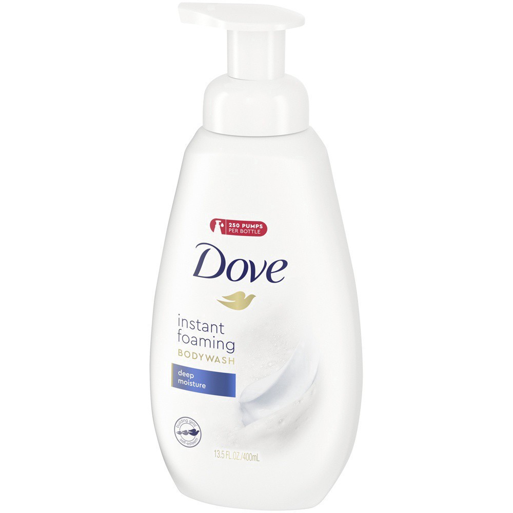 slide 12 of 94, Dove Shower Foam Deep Moisture Body Wash, 13.5 oz