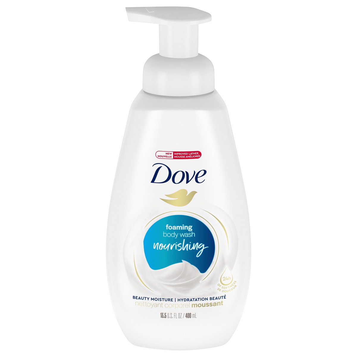 slide 1 of 94, Dove Instant Foaming Body Wash Deep Moisture 13.5 Oz, 13.5 oz