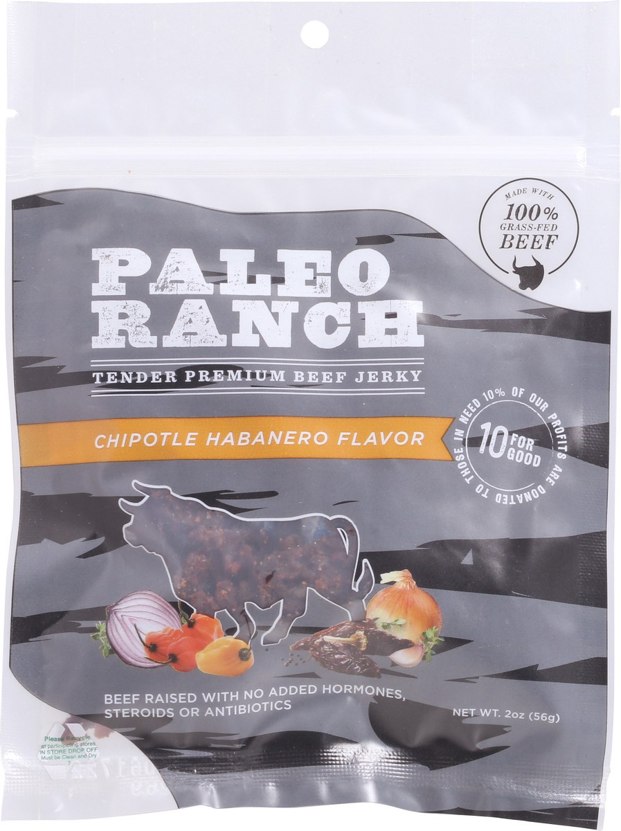 slide 5 of 9, Paleo Ranch Tender Premium Chipotle Habanero Flavor Beef Jerky 2 oz, 2 oz