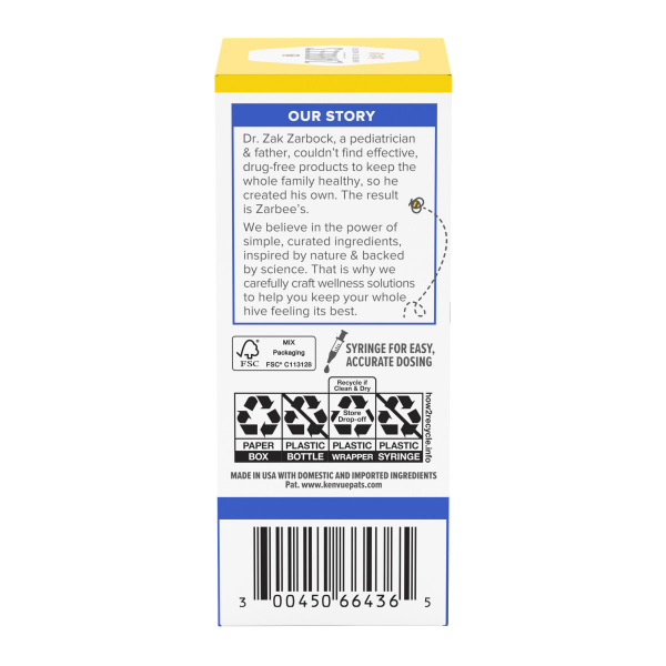 slide 7 of 29, Zarbee's Naturals Baby Nighttime Cough Syrup + Immune, Natural Honey Taste 2 Fl. Oz, 2 fl oz