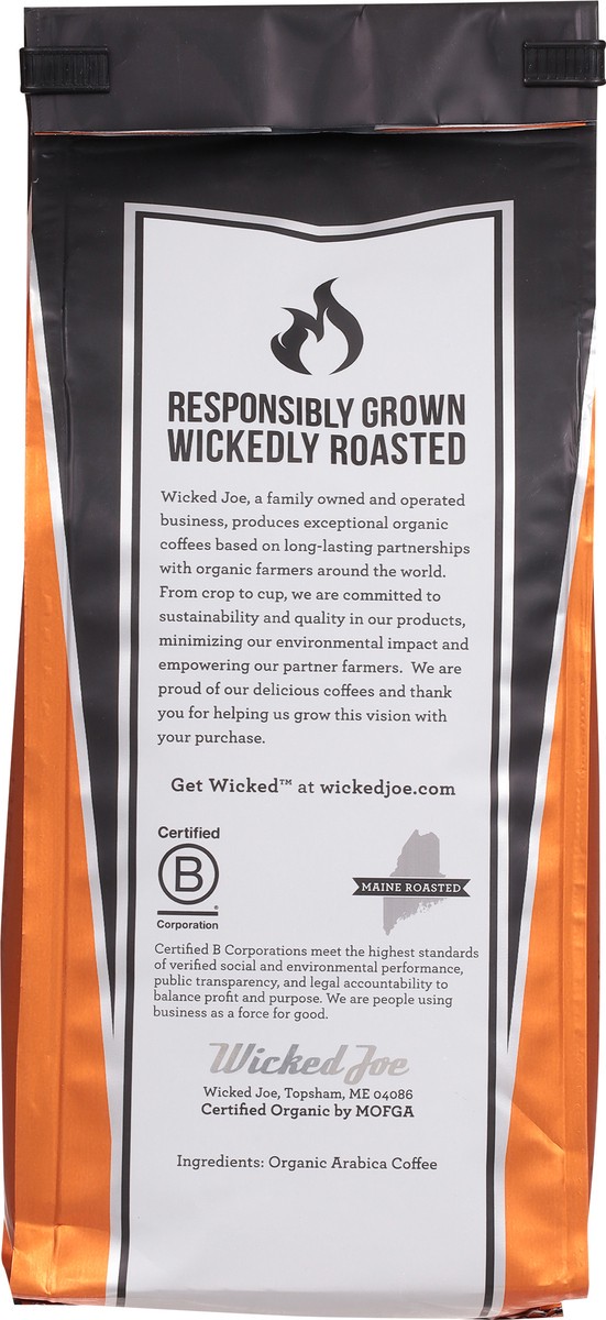 slide 8 of 12, Wicked Joe Coffee Co. Organic Decaf Dark Roast Ground Wicked French Coffee 12 oz, 12 oz
