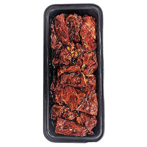 slide 1 of 1, Beef Sirloin Tips With Black Pepper Sauce - LB, per lb