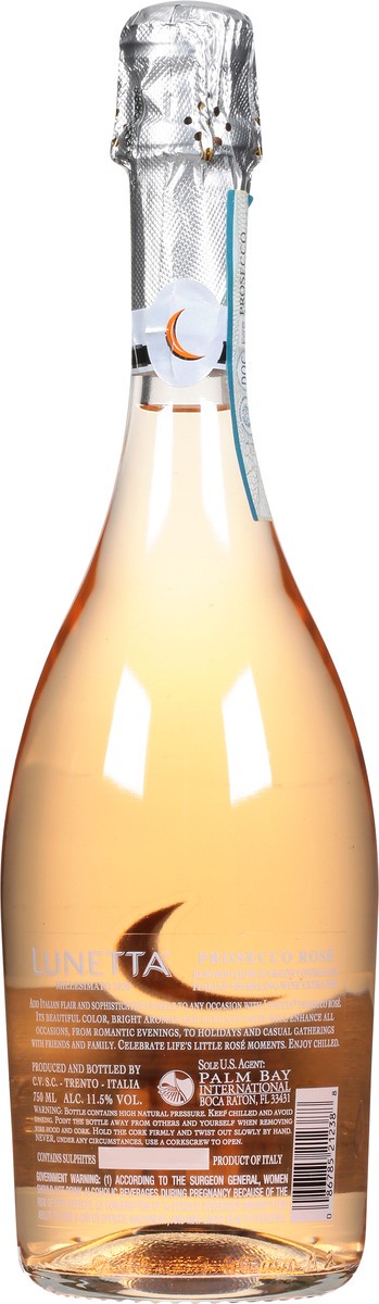 slide 2 of 7, Lunetta Prosecco Rose, 750 ml