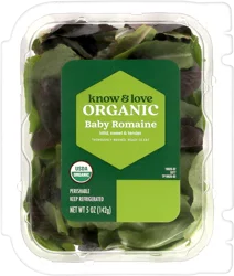 Know & Love Organic Baby Romaine 5Oz