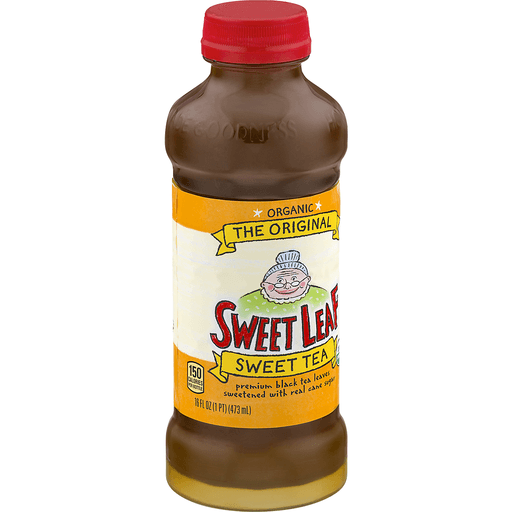 slide 2 of 9, SweetLeaf Organic Original Sweet Tea, 16 oz