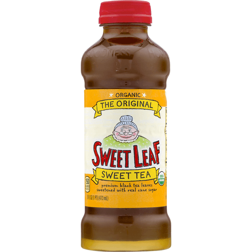 slide 4 of 9, SweetLeaf Organic Original Sweet Tea, 16 oz
