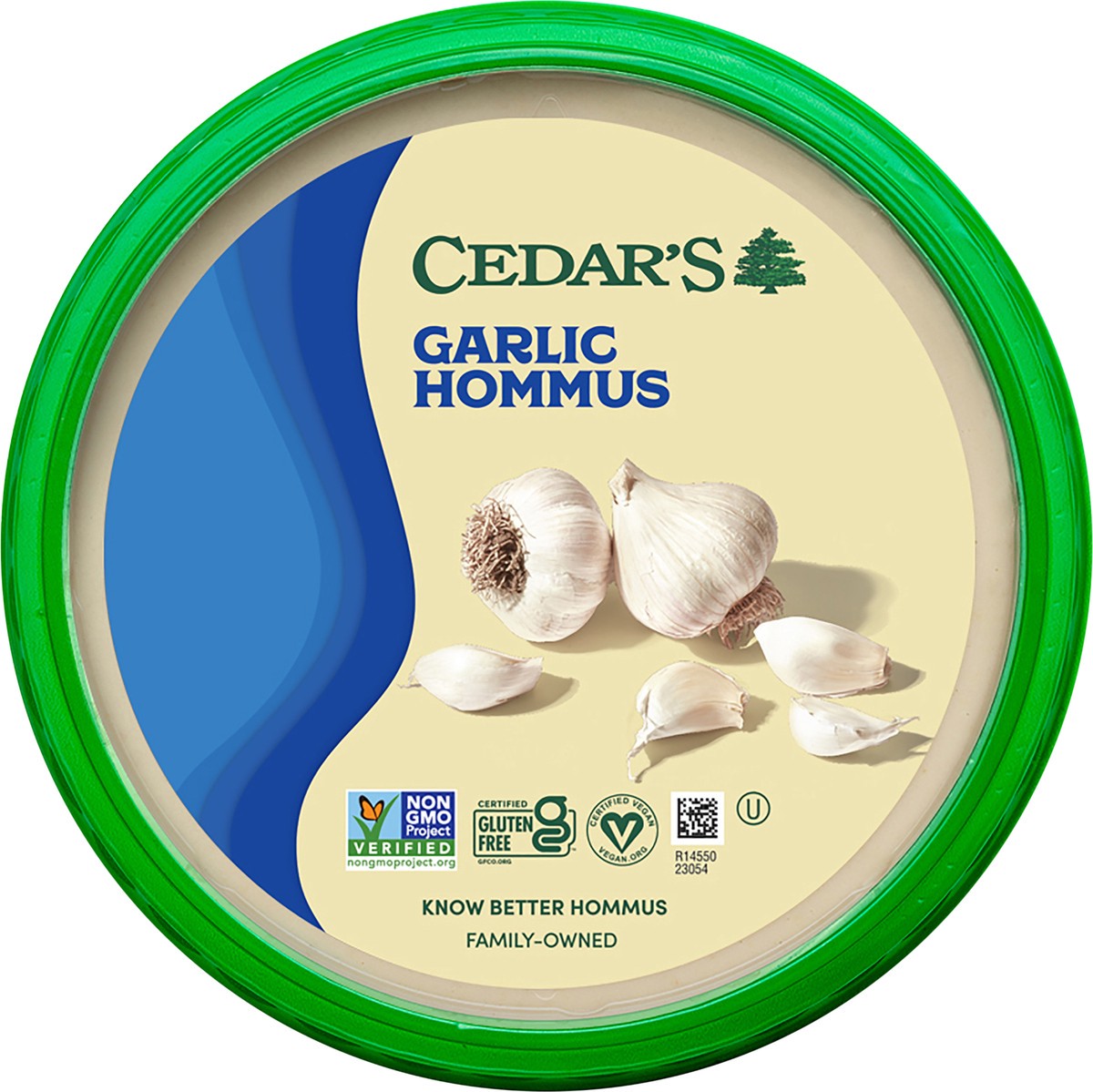 slide 1 of 4, Cedar's Garlic Hummus, 8 oz