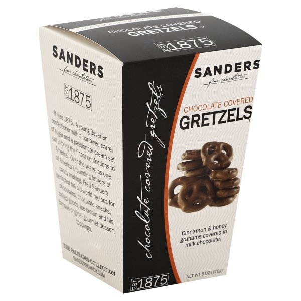 slide 1 of 1, Sanders Milk Chocolate Gretzels, 1 ct