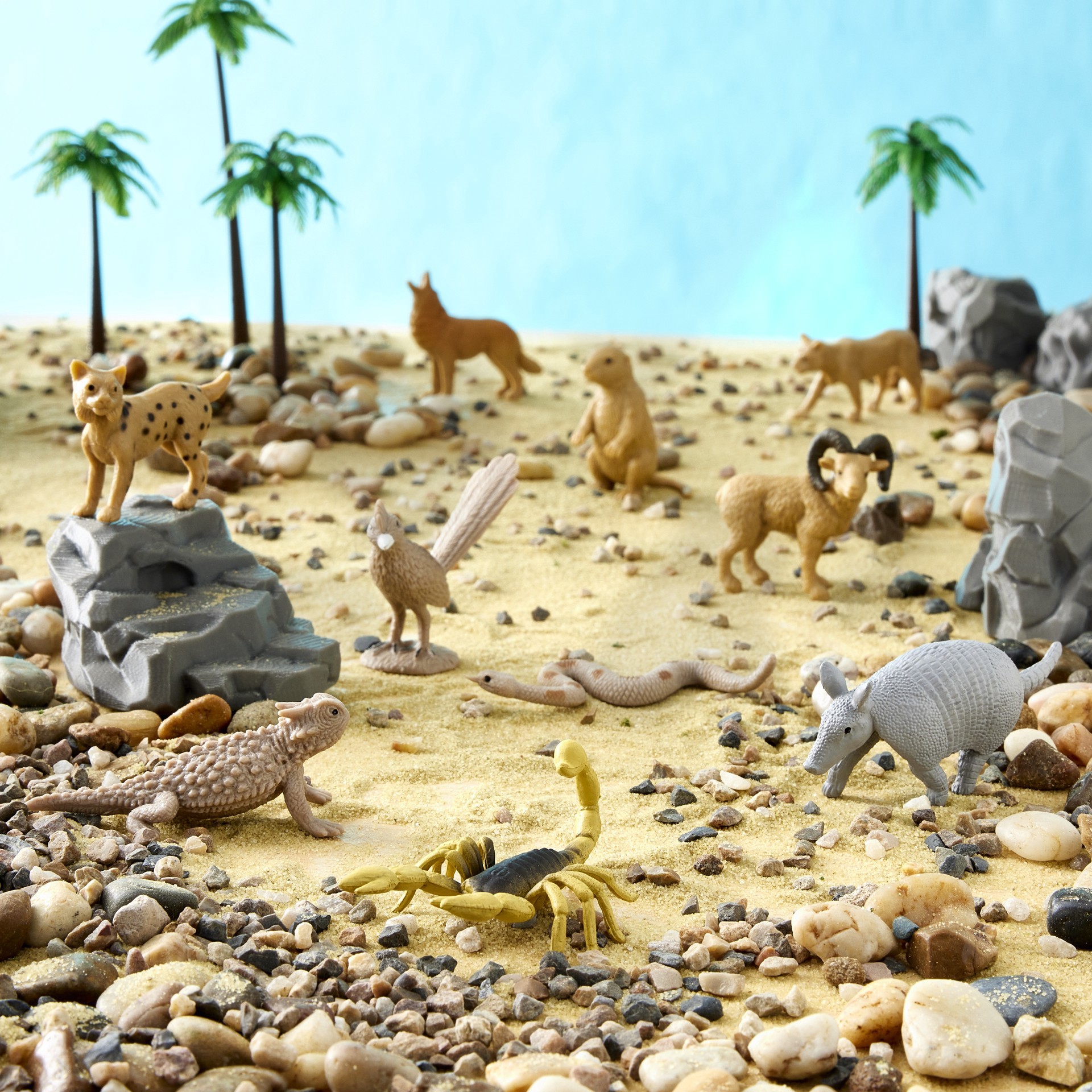 slide 3 of 4, Safari Ltd. Safari Ltd Toobs Desert, 11 figures